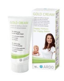 Ardo Gold cream het ideale verzorgingsproduct, tepelzalf, tepelcreme, creme, verzorging